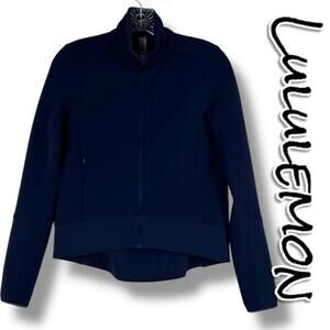Lululemon Cardio Squad Jacket Midnight Blue Running Walking Women’s Size 4